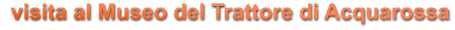 visita al Museo del Trattore di Acquarossa