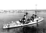 Maggio 1940: l'incrociatore corazzato San Giorgio lascia Taranto diretto a Tobruk