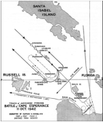 Battaglia di Capo Esperance - Movimenti delle forze contrapposte