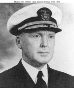 L'ammiraglio statunitense Norman Scott deceduto sull'Atlanta