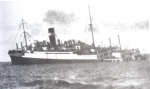L'Athenia in affondamento