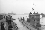 Il sommergibile U-37 all'ormeggio a Wilhelmshaven il 18 April 1940 (Foto German Federal Archives)