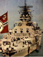 Una bella foto a colori dell'Admiral Graf Spee